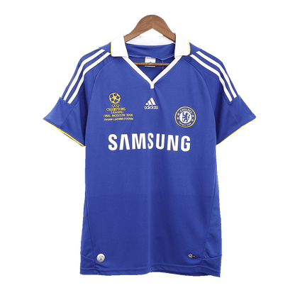 Retro Chelsea Mens Home Soccer Jersey UCL Final UCL 2008 Blue