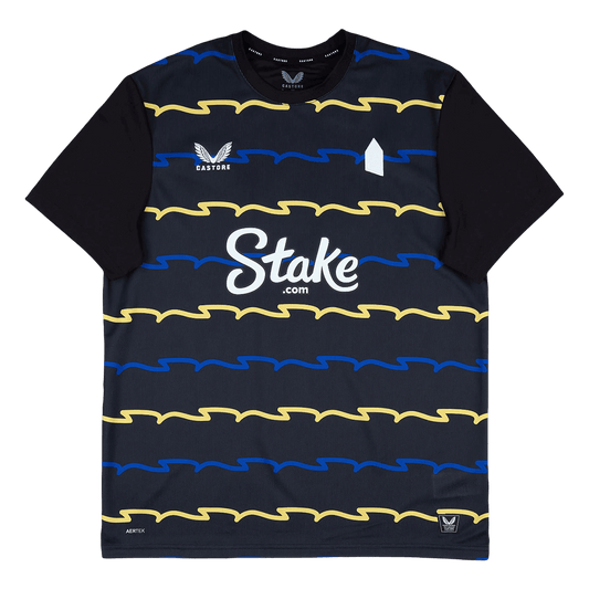 Everton Mens Third Away Soccer Jersey 2025/26 Black
