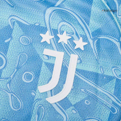 KALULU #15 Juventus Mens Away Soccer Jersey 2025/26 Blue - Player Version