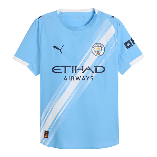Manchester City Mens Home Soccer Jersey 2025/26 Blue - Player Version