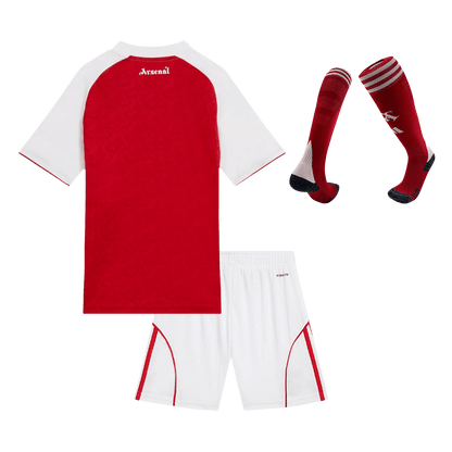 Arsenal Kids Home Soccer Full Set 2025/26 Red