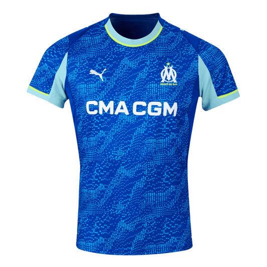 Marseille Mens Third Away Soccer Jersey 2025/26 Blue