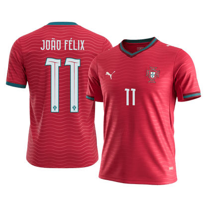 JOÃO FÉLIX #11 Portugal Mens Home Soccer Jersey World Cup 2026 Red [PREMIUM]