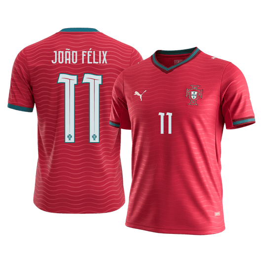 JOÃO FÉLIX #11 Portugal Mens Home Soccer Jersey World Cup 2026 Red [PREMIUM]