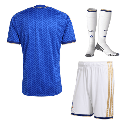 Italy Mens Home Soccer Full Set World Cup 2026 Blue [PREMIUM]