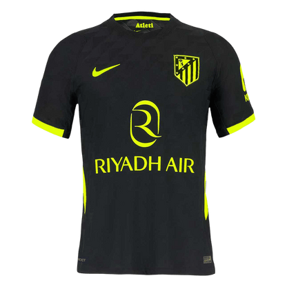 Atletico Madrid Mens Away Soccer Jersey 2026/27 Black