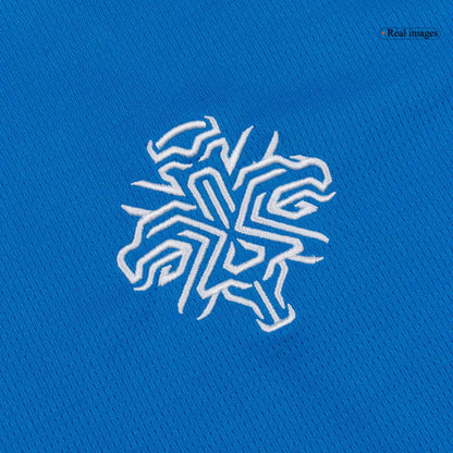Iceland Mens Home Soccer Jersey World Cup 2026 Blue