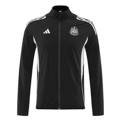 Newcastle United Mens Windbreaker Jacket 2025/26 Black