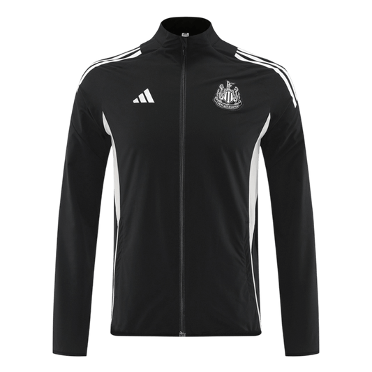 Newcastle United Mens Windbreaker Jacket 2025/26 Black