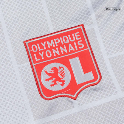 Olympique Lyonnais Mens Third Away Soccer Jersey 2025/26 White
