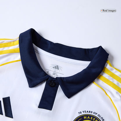 Al Nassr Mens Third Away Soccer Jersey 2025/26 White