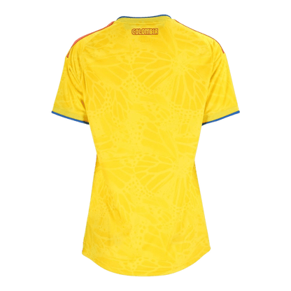 Colombia Womens Home Soccer Jersey World Cup 2026 Yellow