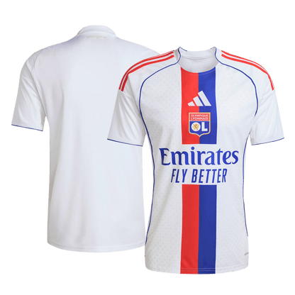 Olympique Lyonnais Mens Home Soccer Jersey 2025/26 White