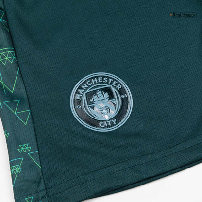 Manchester City Kids Soccer Kit 2025/26 Green