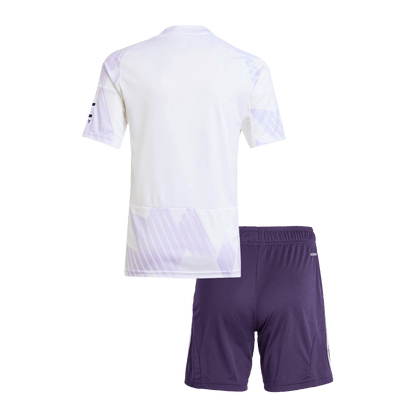 Manchester United Kids Away Soccer Kit 2025/26 White