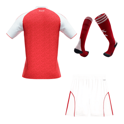 Arsenal Mens Home Soccer Full Set 2025/26 Red [PREMIUM]