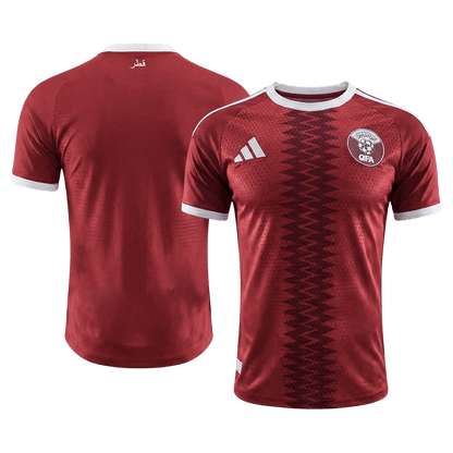 Qatar Mens Home Soccer Jersey World Cup 2026 Red - Player Version
