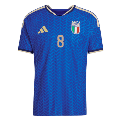 TONALI #8 Italy Mens Home Soccer Jersey World Cup 2026 Blue - Player Version