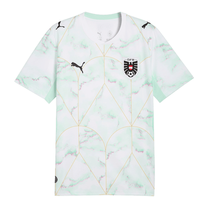 Austria Mens Away Soccer Jersey World Cup 2026 White