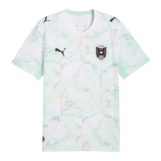 Austria Mens Away Soccer Jersey World Cup 2026 White