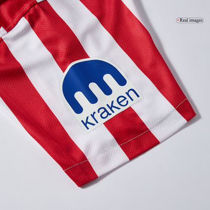 GRIEZMANN #7 Atletico Madrid Mens Home Soccer Jersey 2025/26 Red&White