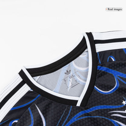 J. ÁLVAREZ #9 Argentina Mens Away Soccer Jersey World Cup 2026 Black - Player Version