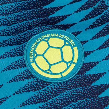 Colombia Womens Away Soccer Jersey World Cup 2026 Blue