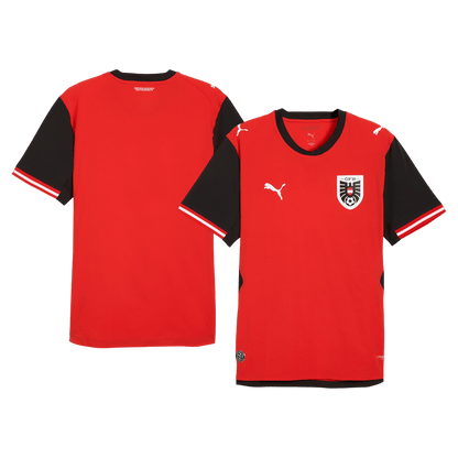 Austria Mens Home Soccer Jersey World Cup 2026 Red - Player Version