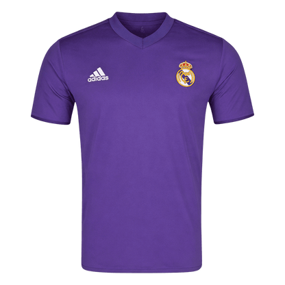 Retro Real Madrid Mens Third Soccer Jersey 2002/03 Purple
