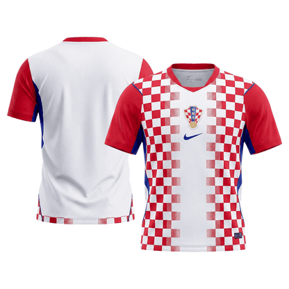 Croatia Mens Home Soccer Jersey World Cup 2026 Red&White