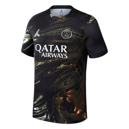 Champions of Europe #26 PSG Mens Soccer Jersey 2025/26 Black