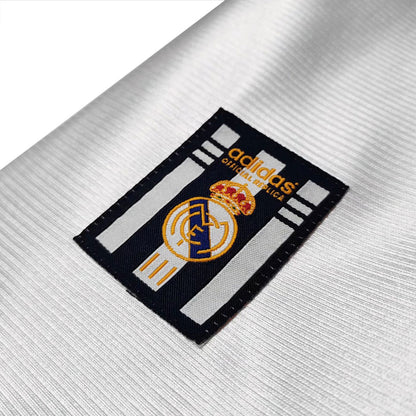 Retro Real Madrid Mens Home Soccer Jersey 1999/00 White