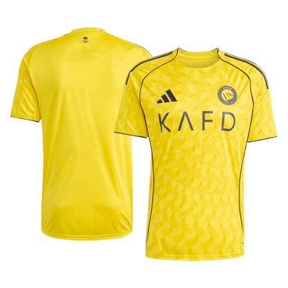 Al Nassr Mens Home Soccer Jersey 2025/26 Yellow