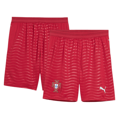 Portugal Mens Home Soccer Shorts World Cup 2026 Red