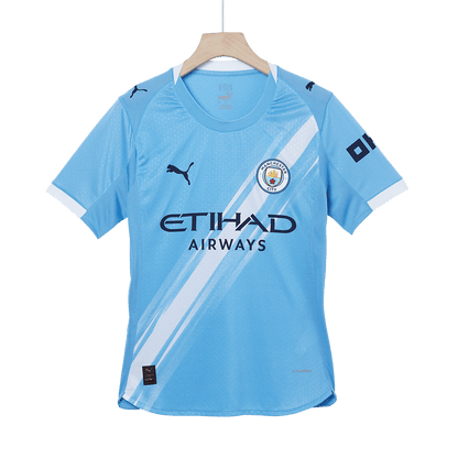 REIJNDERS #4 Manchester City Mens Home Soccer Jersey 2025/26 Blue - Player Version