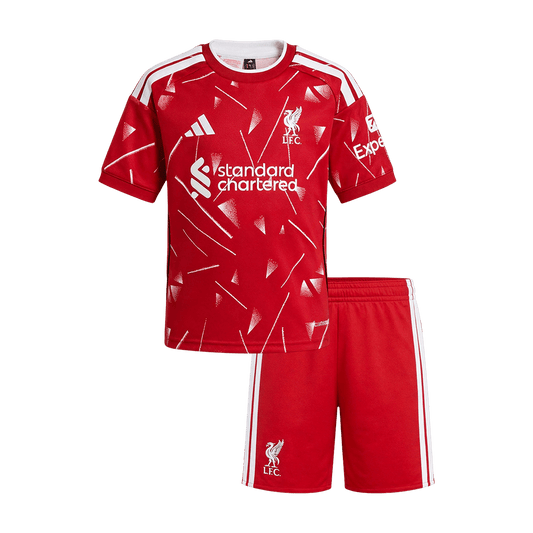 Liverpool Kids Home Soccer Kit 2026/27 Red