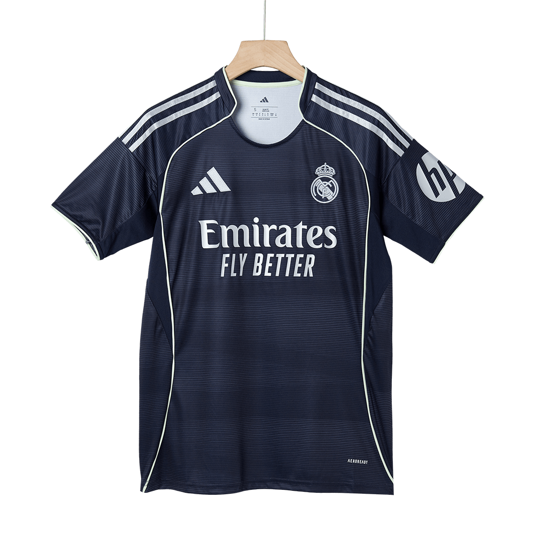 MBAPPÉ #10 Real Madrid Mens Away Soccer Jersey 2025/26 Navy [PREMIUM]