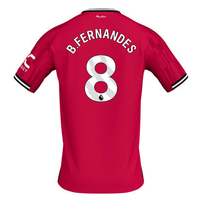B.FERNANDES #8 Manchester United Mens Home Soccer Jersey 2025/26 Red [PREMIUM]