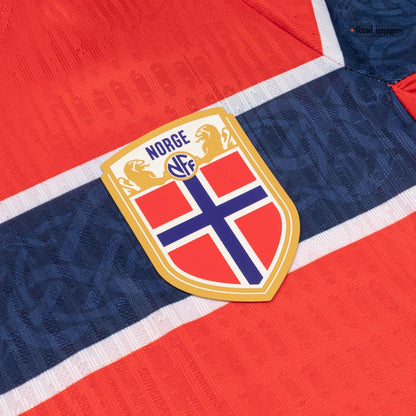 Norway Mens Home Soccer Jersey World Cup 2026 Red - Player Version