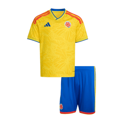 Colombia Kids Home Soccer Kit World Cup 2026 Yellow