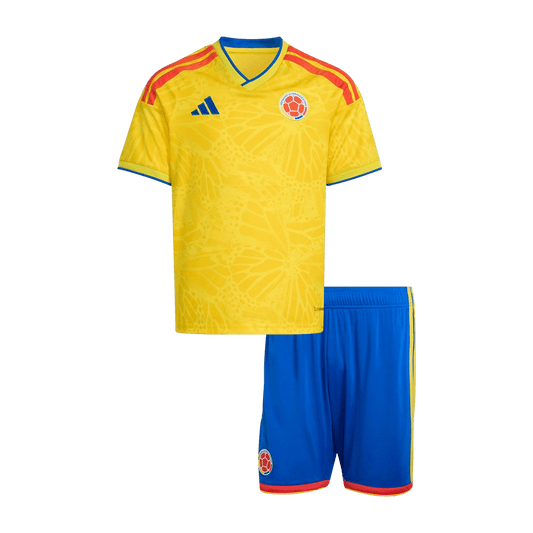 Colombia Kids Home Soccer Kit World Cup 2026 Yellow