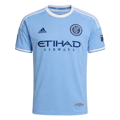 Retro New York City Mens Home Soccer Jersey 2015 Blue