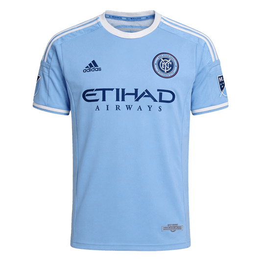 Retro New York City Mens Home Soccer Jersey 2015 Blue