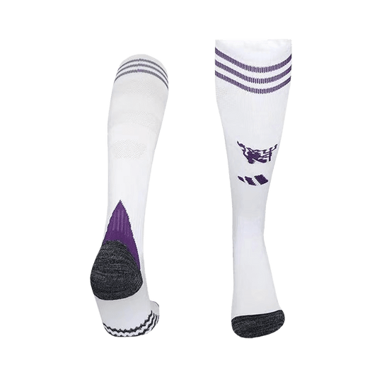 Manchester United Mens Away Soccer Socks 2025/26 White [PREMIUM]