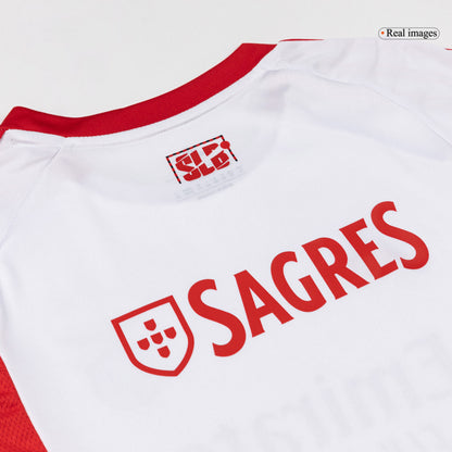 Benfica Kids Third Away Soccer Kit 2025/26 White