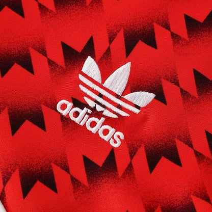 Manchester United Mens Training Tracksuit Kit 2025/26 Red&Black