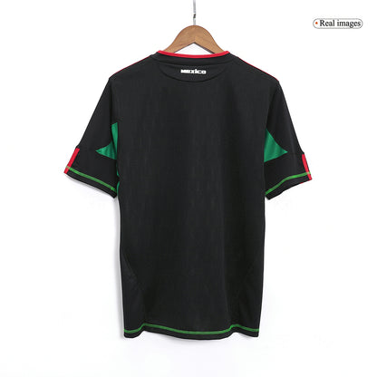 Retro Mexico Mens Away Soccer Jersey 2010 Black