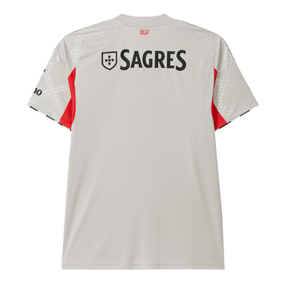 Benfica Mens Away Soccer Jersey 2025/26 Beige