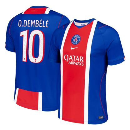 O.DEMBÉLÉ #10 PSG Mens Home Soccer Jersey 2026/27 Old Royal