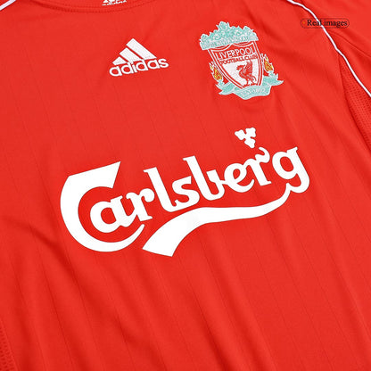 Retro Liverpool Mens Home Soccer Jersey 2006/07 Red